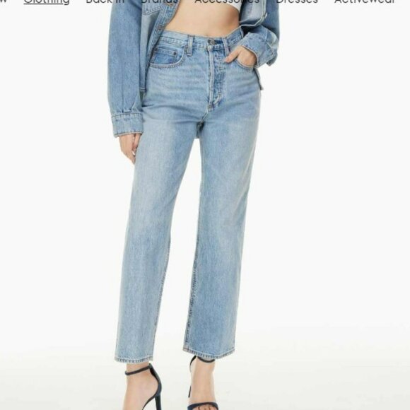 Denim Forum Denim - ARITZIA Denim Forum 90's The Joni High Rise Loose s US 27 (lenght: 29)
